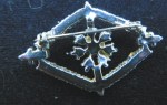 diamond pearls brooch bk